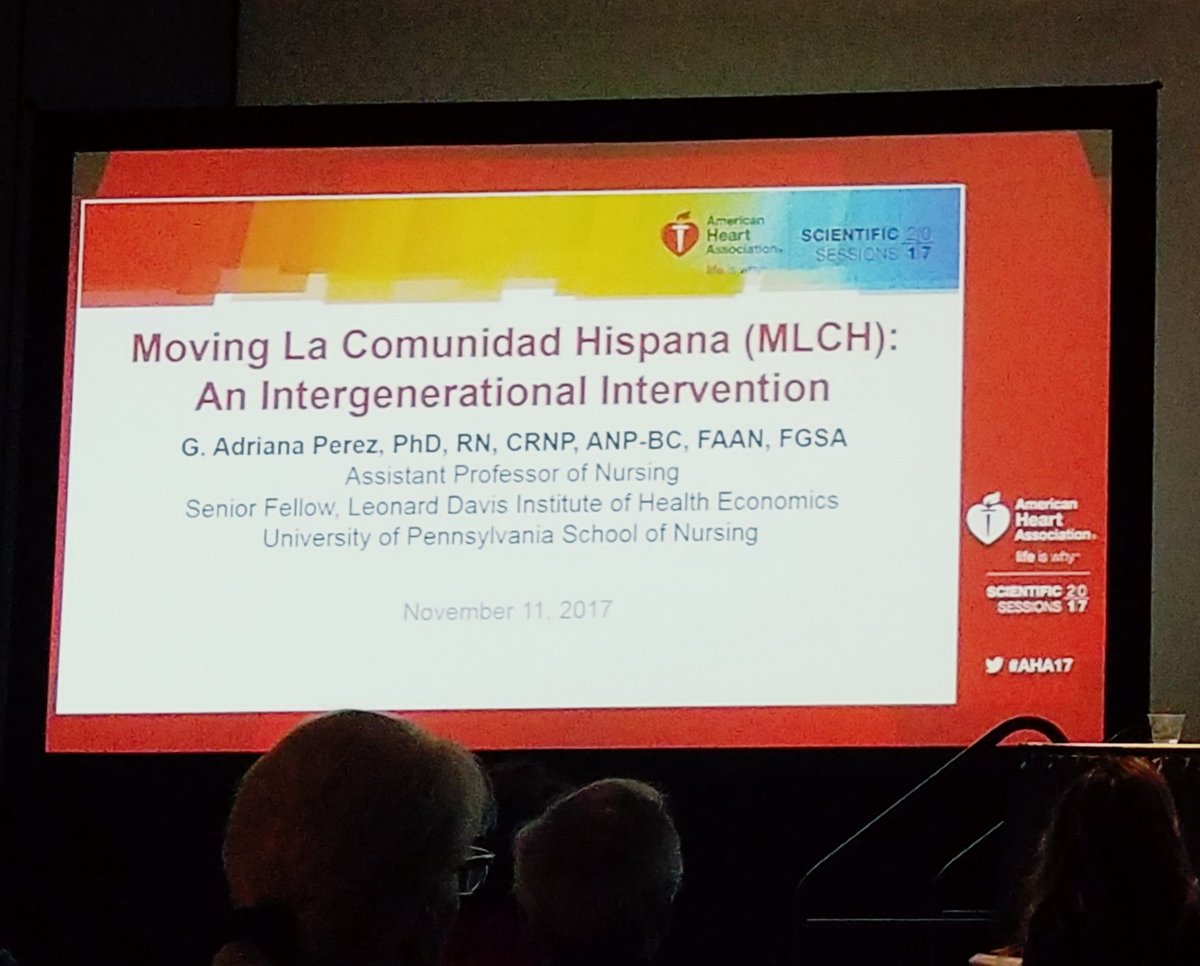 LMichelle1969's tweet photo. First time #AHA17 attendee @PennNursing @AdrianaPerez98 presents proposal at #CVSN Early Career Session. #ECBloggers https://t.co/M3CkLOCEf6