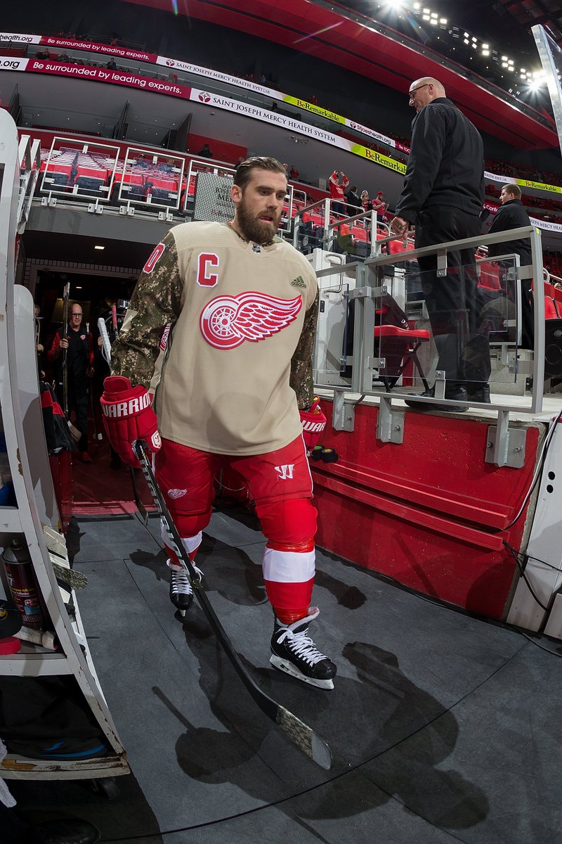 Detroit Red Wings on X: The Wings will rock these camo jerseys for warmups  on 11/7, then auction them off for Help For Our Disabled Troops.   / X