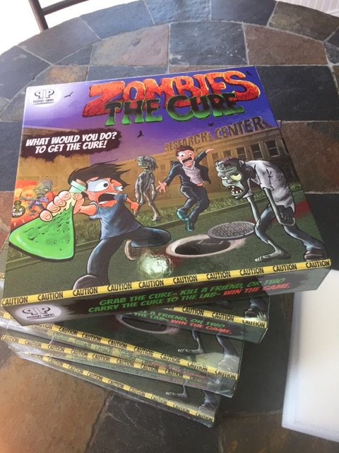 zombiesthecure's tweet photo. So... the prototype came in for Zombies The Cure game..#zombie #boardgames #tabletop #tabletopgames #funboardgames #fungames #games https://t.co/I6uuIpyzFe