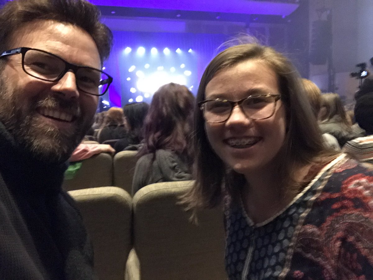 So thankful to be here with my beautiful daughter on her 15th birthday <a href="/ILiveOriginal/">Live Original</a> tour with  <a href="/sadierob/">Sadie Robertson Huff</a> and <a href="/WBGLradio/">WBGL</a>
