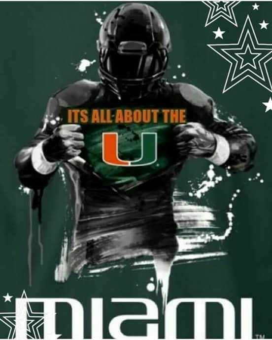 SamDee619's tweet photo. All About The U!!! Let's #GoCanes https://t.co/1bsfdH26iu