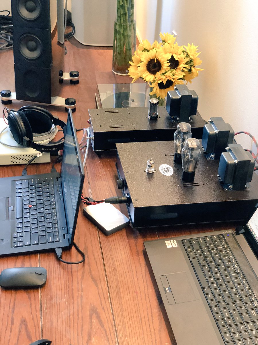 JaredWeissNBA's tweet photo. Thanks to @BlinkHighEnd for an incredible Boston Head-Fi symposium. Swam in a sea of headphone bliss. Even got to demo the latest Eddie Current flagship ampflier, which was transcendent. https://t.co/bC61Rz3SP0