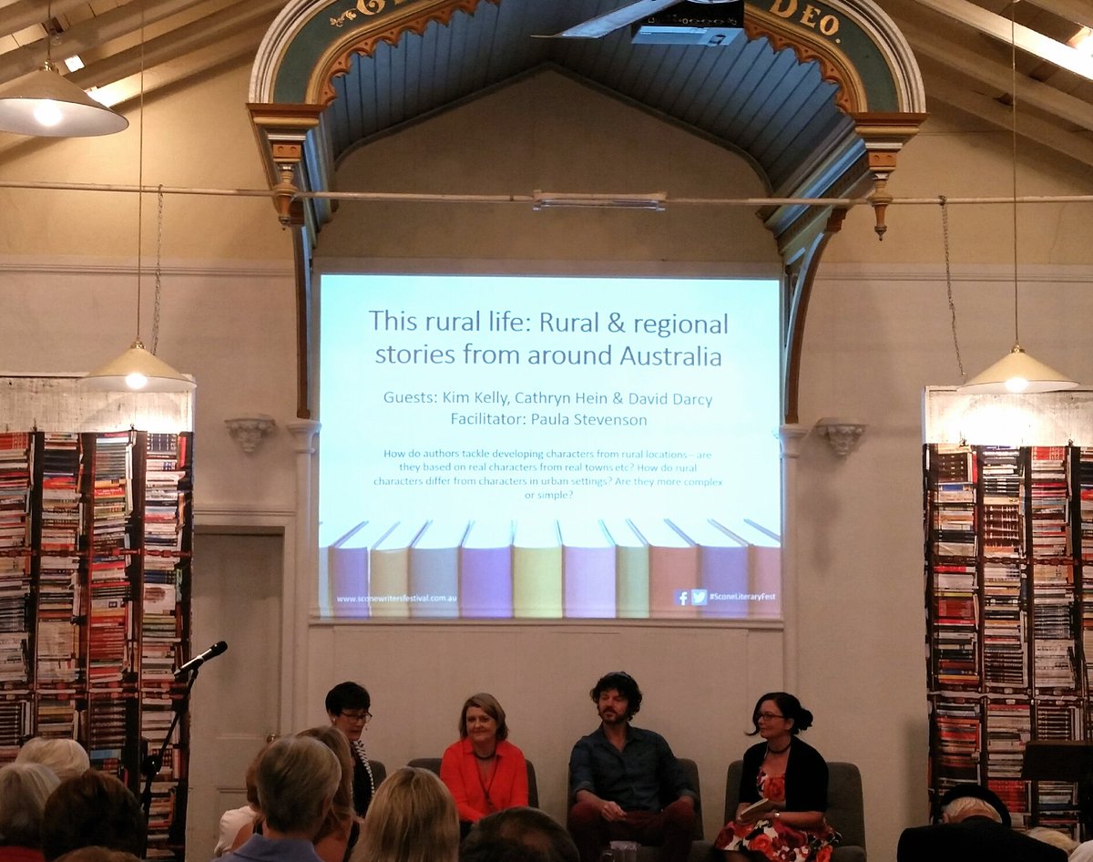 The rural life session at the #SconeLiteraryFest  ... who doesn't love a good Aussie rural setting? #amwriting #amediting
