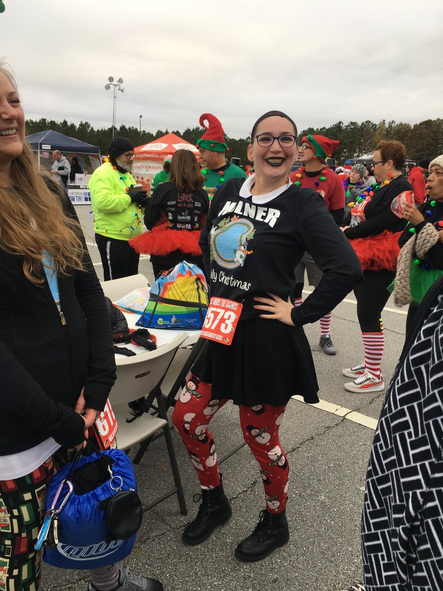 MilnerInc's tweet image. #TeamMilner had a great time today at the Lanier Under the Lights 5K supporting the Marine Corps Toys For Tots and the Hamilton Mill Secret Santa Mission. #5KForACausel