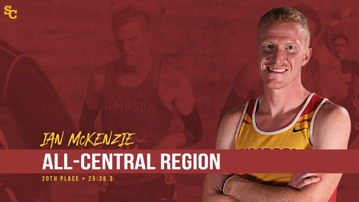 StormSports's tweet photo. Ian McKenzie had a big day today, becoming Simpson's first all-region performer since 2012. #IIAC #d3xc https://t.co/YorwQmsXzO