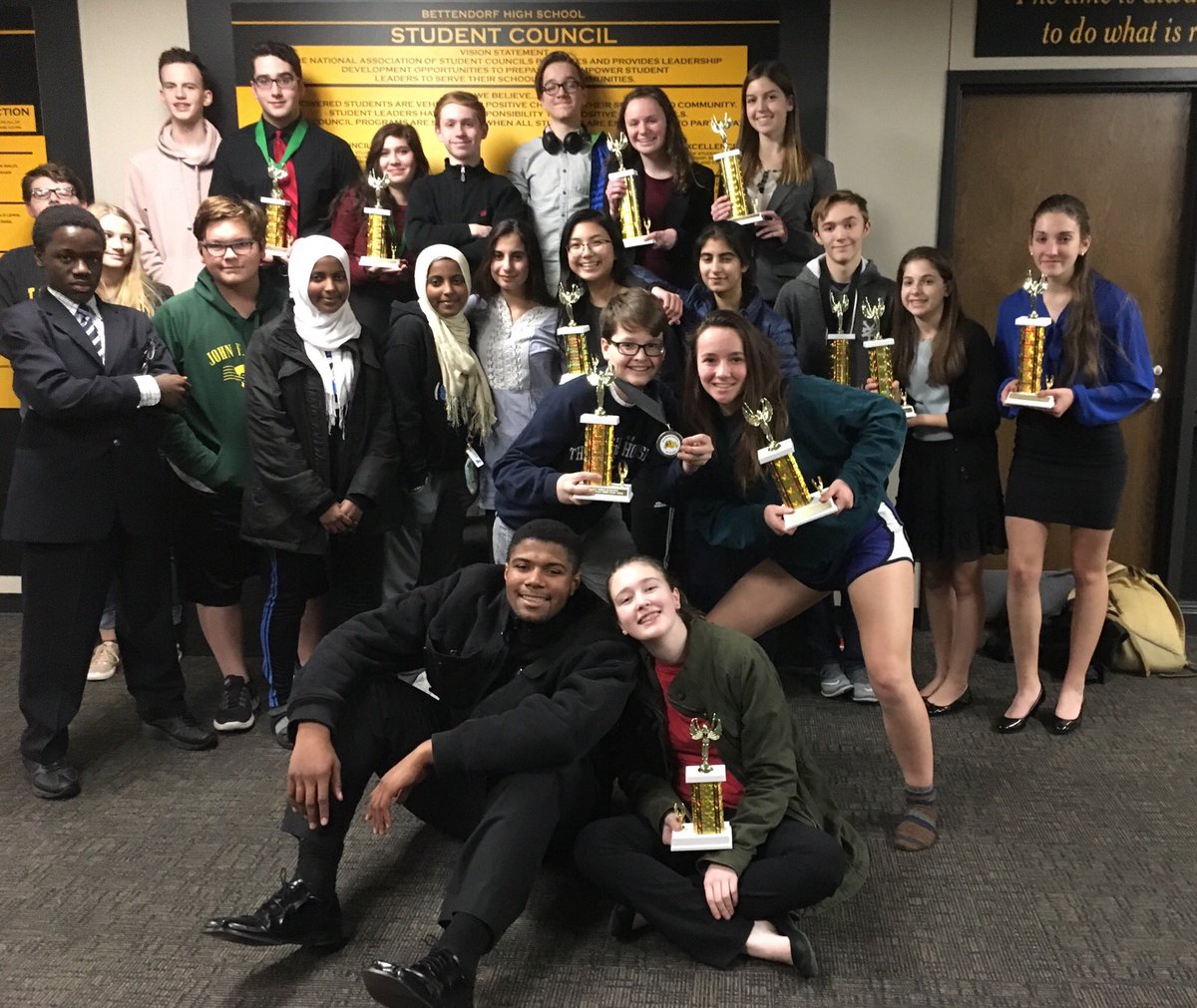CRKennedyHigh's tweet photo. Way to Debate, @CRKennedydebate!!  They dominated the Bettendorf tournament this weekend with three event championships!! Look at all that 🏆! #GoCougs #DebateHard
Wish them luck as they travel to Chicago next weekend for the #Glenbrooks tourney one of the largest in the country. https://t.co/SC1ausi3BR