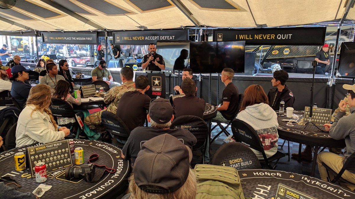 SGVStallions's tweet photo. Join our team: https://t.co/oeeQkppIvu

Another great day at the #AutoClubFinals at the NHRA Auto Club Speedway Pomona Fairplex!

Thanks to all the #Army supporters who stopped by the #GoArmyExperience today!

#LosAngeles @NHRA @USARECPAO https://t.co/i4TlAHKydL