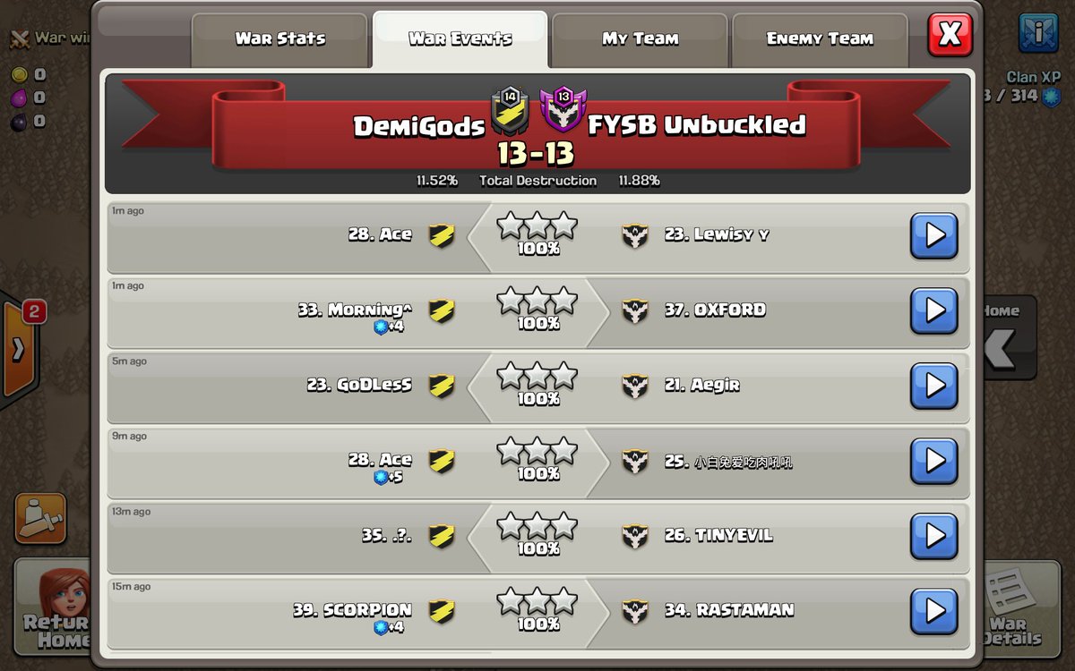 RazeInfinity's tweet image. Trading punches early. Keep it up @FYSB_COC!