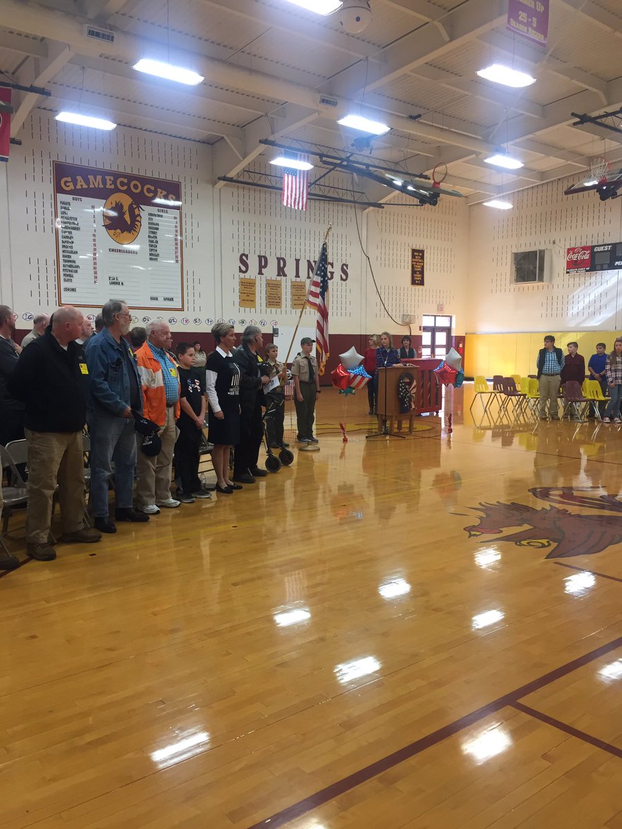 Honoring Veterans at Sulphur Springs School. Great day of celebrating and honoring the dedication and sacrifices of our veterans.