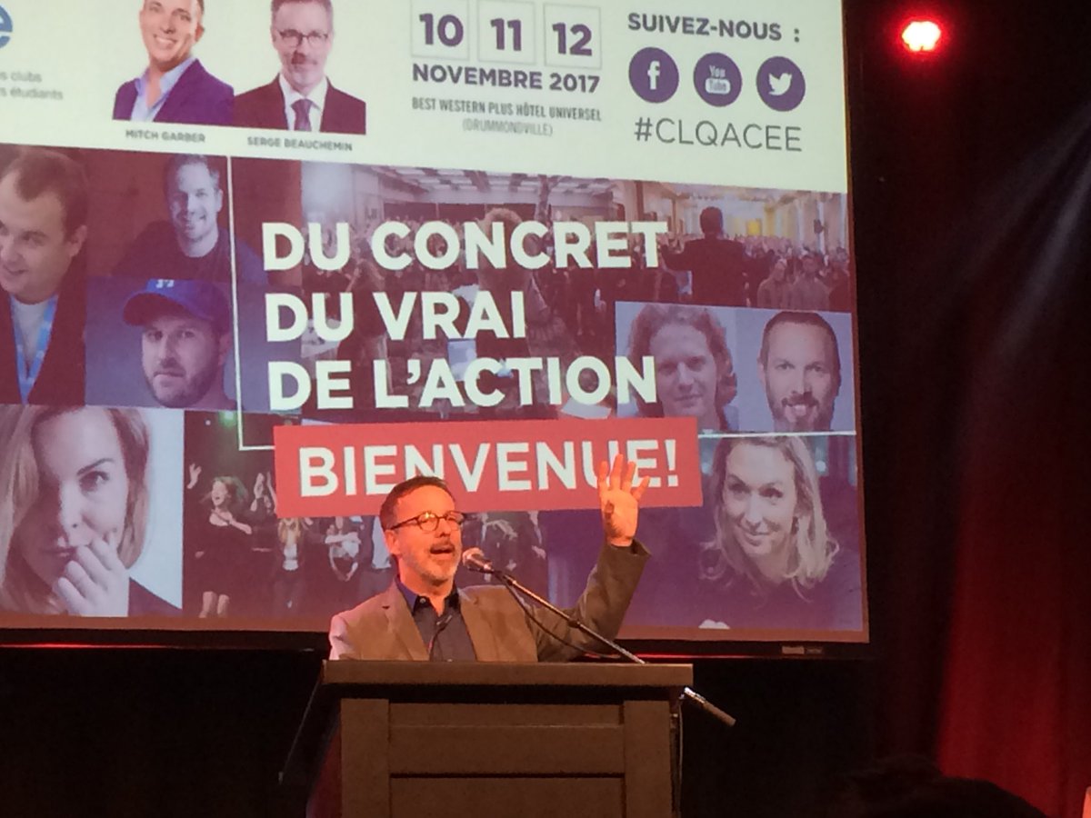 FuturpreneurQC's tweet photo. Quel est votre rêve? Imaginez : si vous avez le temps, l’argent et la santé, qu’aimeriez-vous faire? @Sergebeauchemin nous dit: mettez votre rêve en action #CLQACEE @ACEEQC https://t.co/jUFzFyXhW8