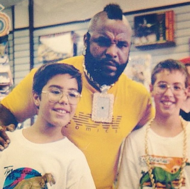 <a href="/BAKKOOONN/">BAKOON</a> I met Mr. T in a comic book store. He let my brother wear one of his chains, said he liked our dinosaur shirts and told us to stay drug free