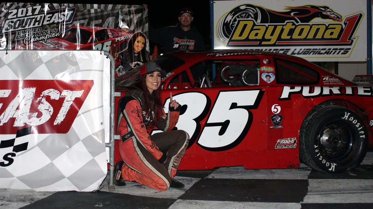race22's tweet photo. Tasha Kummer (@TashaBlaZe35) clinches @SoutheastLLM championship at @MB_Speedway » https://t.co/om2qgQiYky Anthony Miller scores SELLM Challenger title. #SELLM https://t.co/GM3jVZXC9S