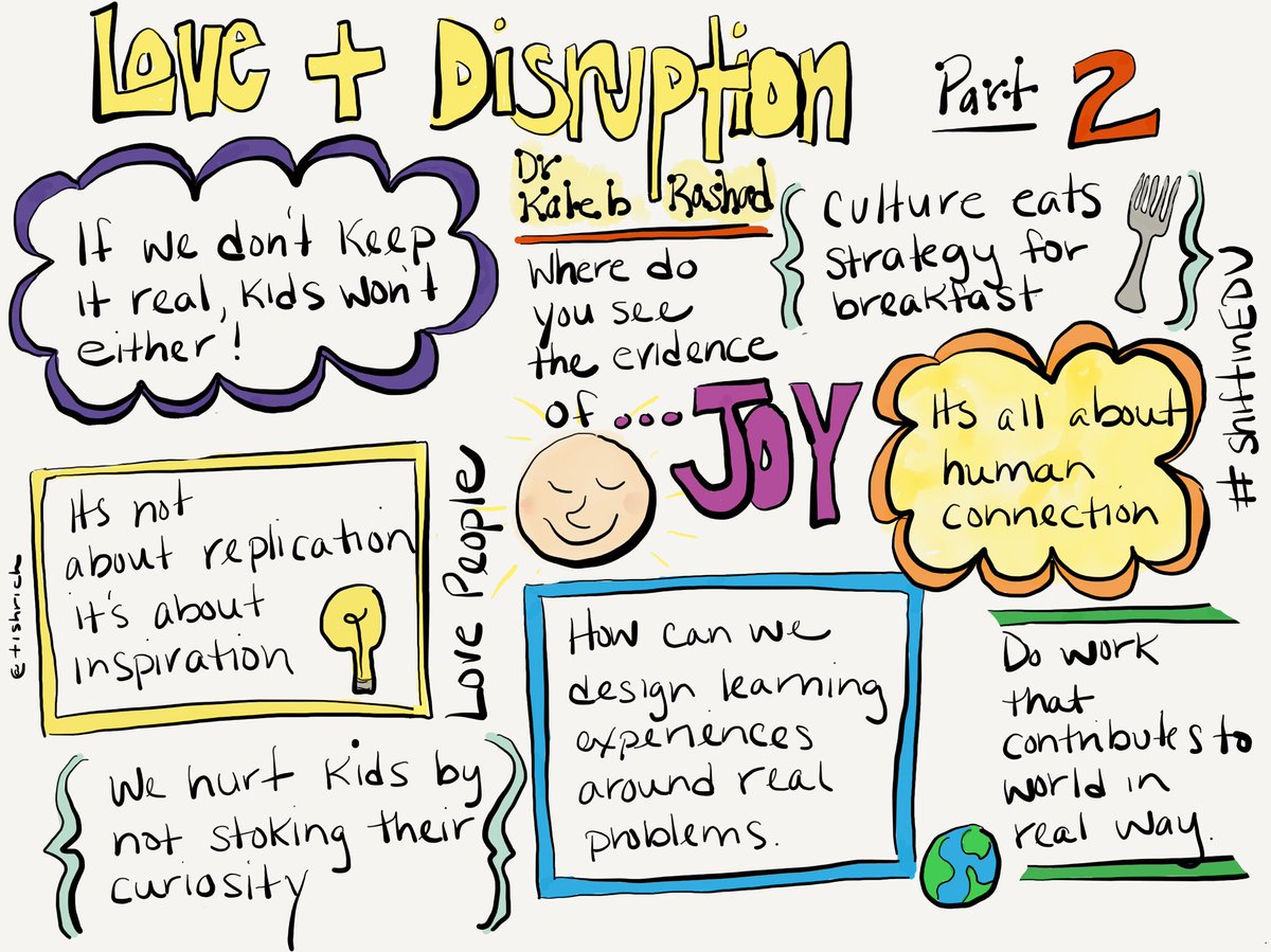 tishrich's tweet photo. This keynote by @kalebrashad needed a part 2! OKAY...I'm done for the night! #shiftinedu https://t.co/yI1rZjBRWq