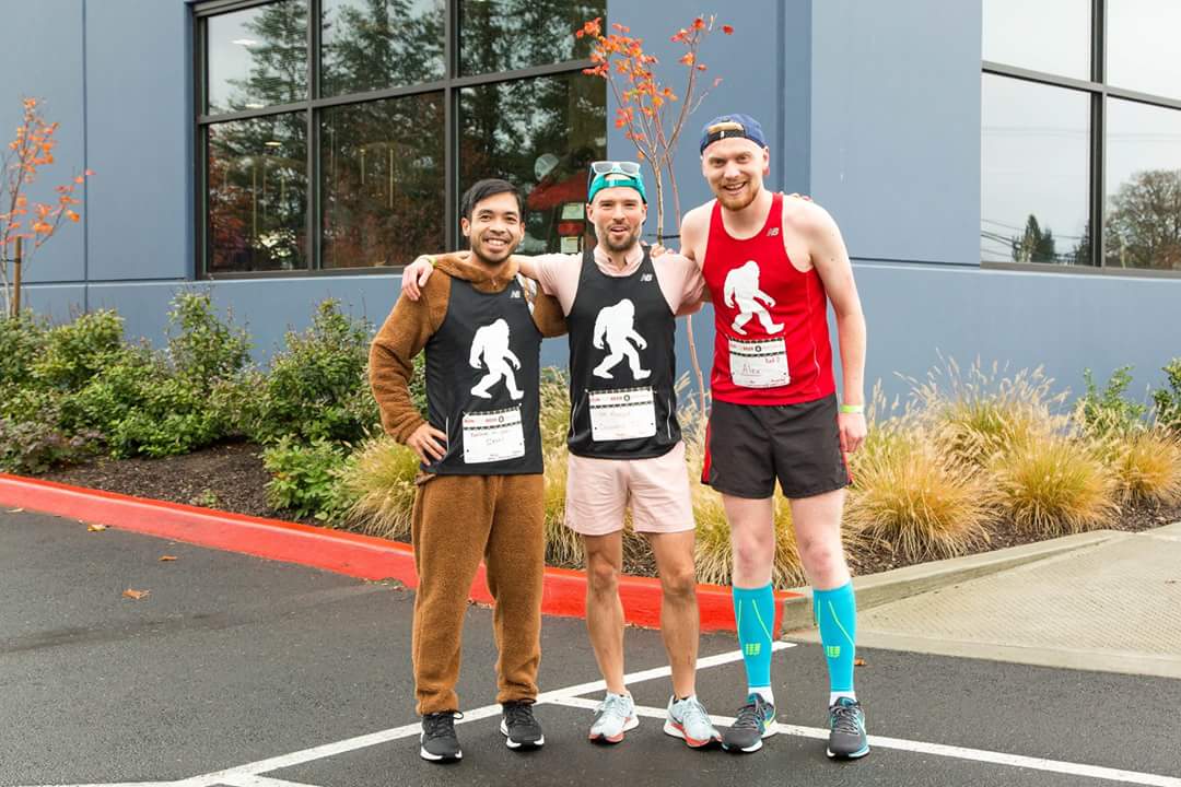 sasquatchtc's tweet photo. Great first race for our Portland division! #BelieveInYourself @RedshirtRunning @orbreweryrun https://t.co/IjVFZfosrt
