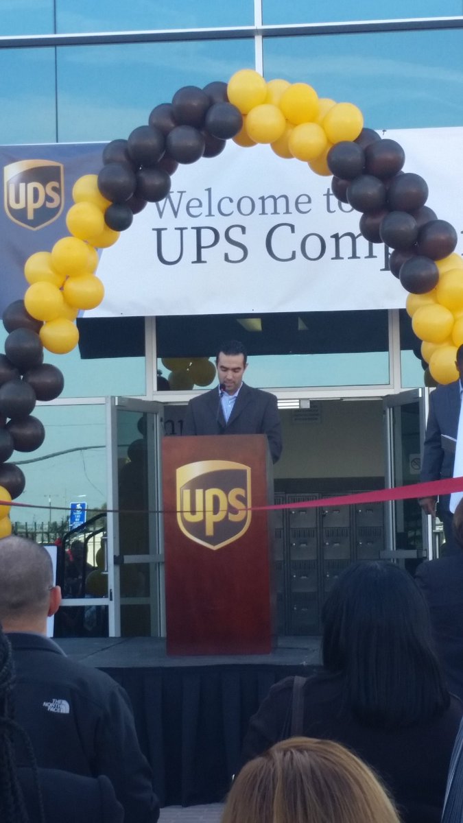 UPS Compton is officially open for business. James O'Donnell from Feeder kicks-off this historic day with a great safety message!