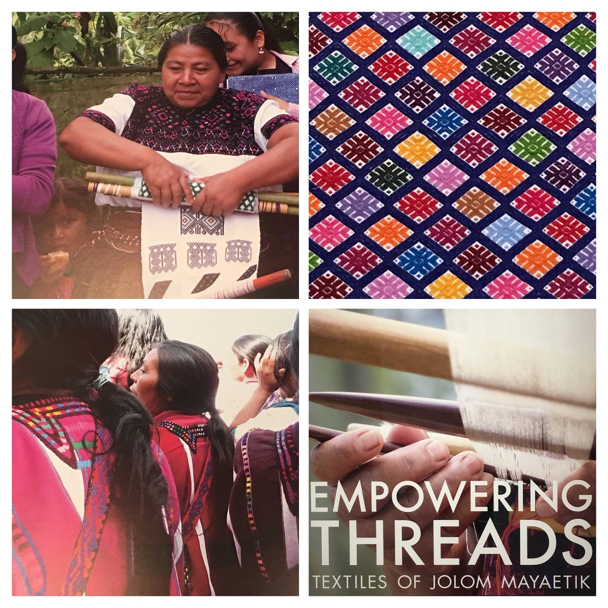 Pariyan_pattern's tweet photo. EMPOWERING THREADS, textile of Jolom Mayatik @flySFO @SFOMuseum
A collection of a unique and dedicated community of Mayan artisans are weaving brilliantly colored textile. #textile #TraditionalPatterns https://t.co/P12jtob3T7