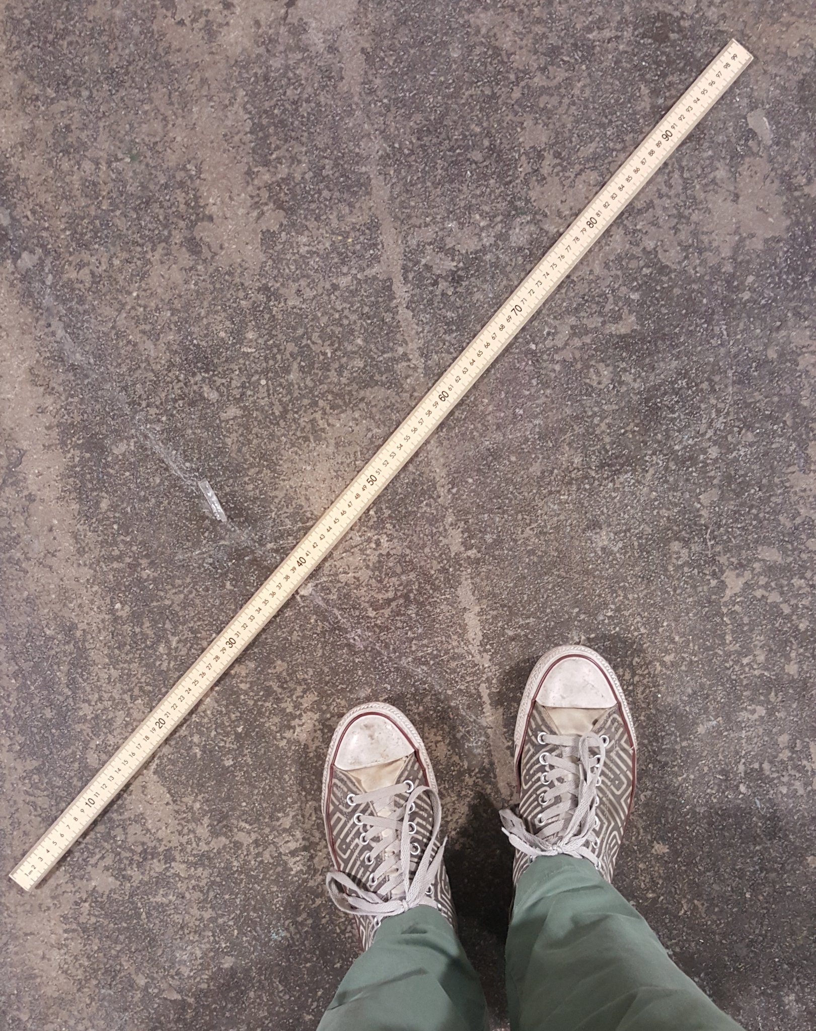 Walking cheap meter stick