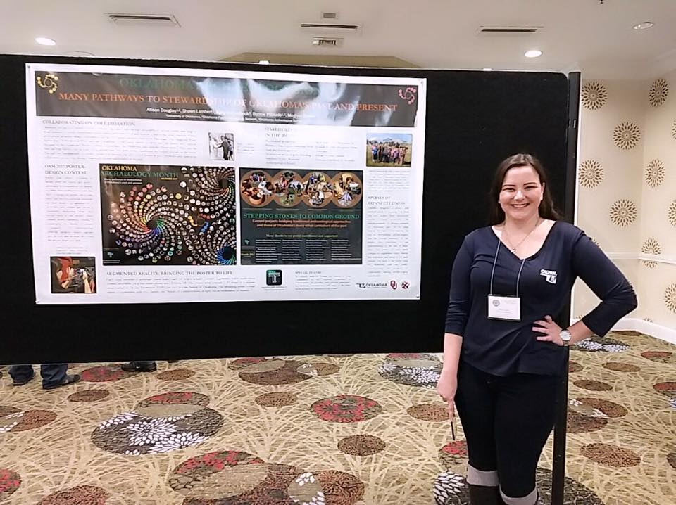 OKPublicArch's tweet photo. We had a wonderful time at SEAC, meeting and sharing ideas with friends and colleagues both old and new. We also got the opportunity to share the story of this year’s #OAM2017 poster. We thank you all for your continued support and are excited for all that is to come! https://t.co/brtkVWf43a