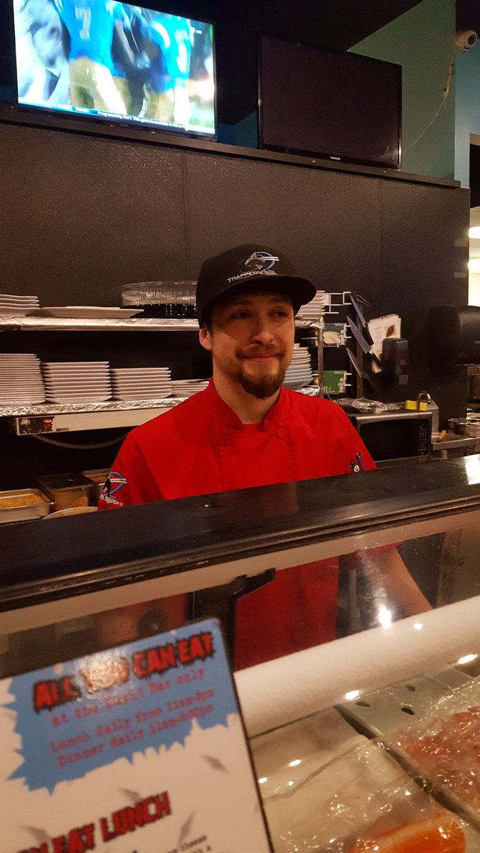 jcmallory89's tweet image. Pretty sure an incognito @Lin_Manuel made our sushi tonight. @MrsGingerRed