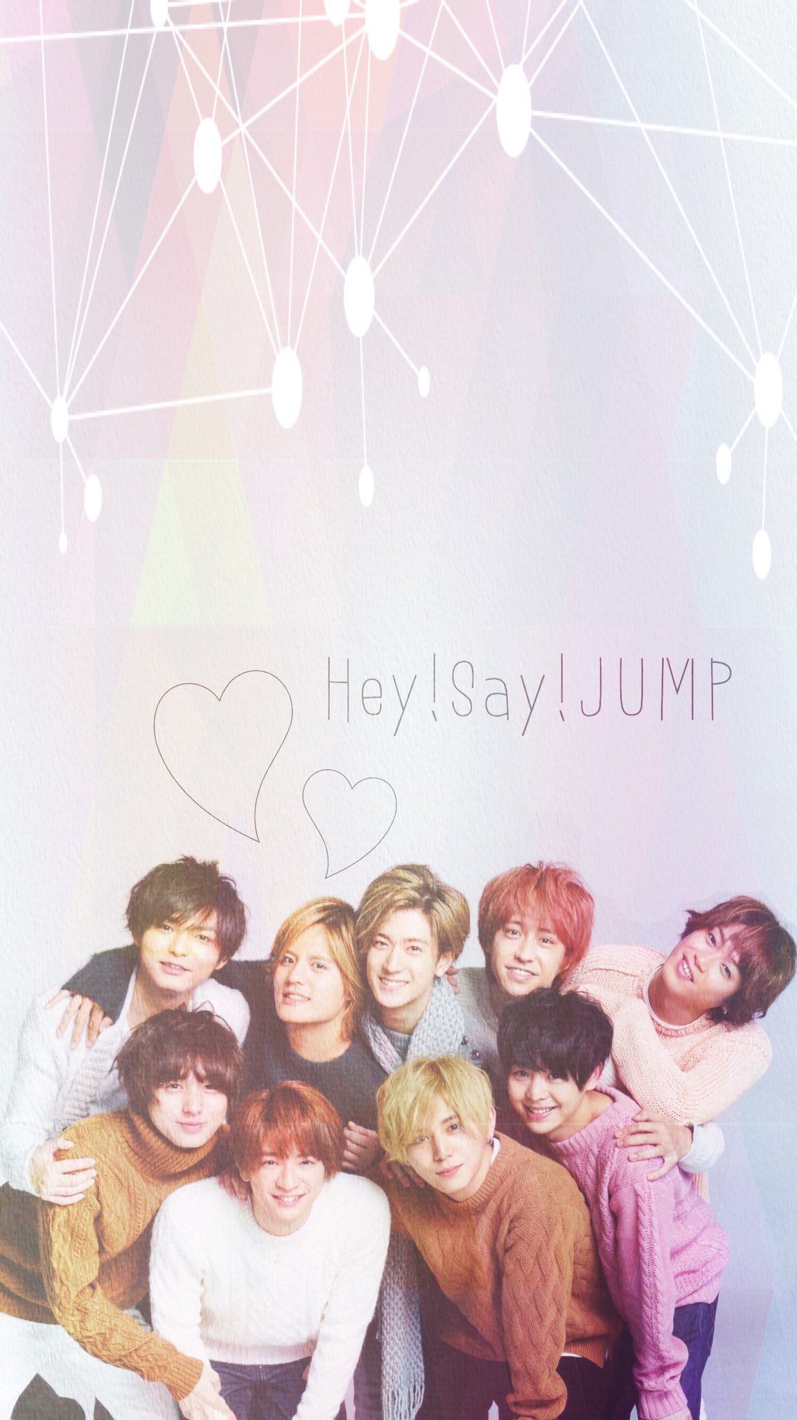 たぴもか Hey Say Jump 加工 ロック画 壁紙 保存 Rt フォロー Heysayjump