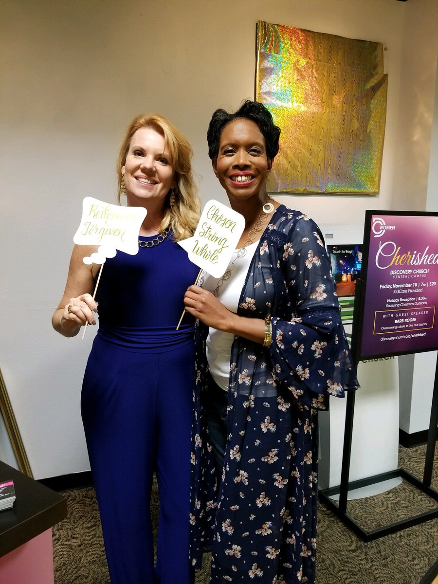 I loved being a part of last night’s Cherished Women event  <a href="/DiscoveryFL/">Discovery Church</a> in Orlando! Congrats to Tami Ward and her fabulous team on a beautiful God-honoring evening! #cherished