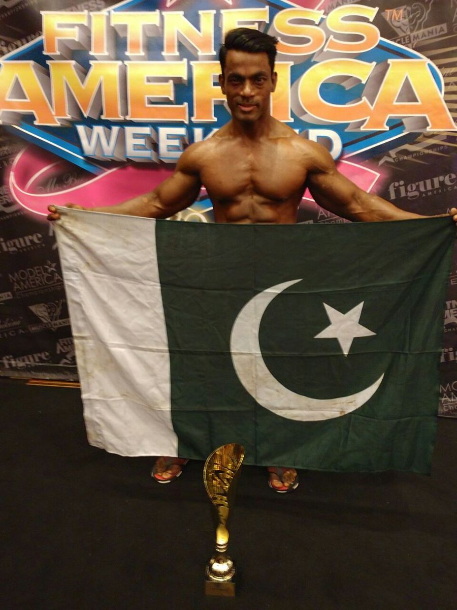 GhaffarSports's tweet photo. World Muscle Mania: Pakistan's Salman Ahmed won silver trophy in his category .He finish on 8th among worlds 32 best body builders .Abdul Malik got appreciation trophy too.#Talent #Pakistan #PromoteThem https://t.co/OmVdBHD6lD