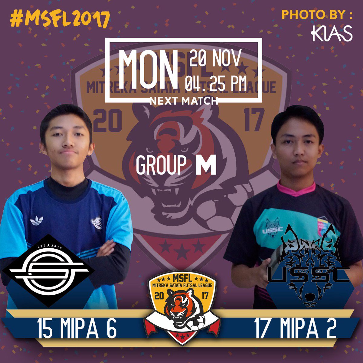 osismisa's tweet photo. #MSFL2017 besok diakhiri dengan pertandingan antara kelas 15 MIA 6 melawan 17 MIA 2! https://t.co/6xyBH9TRjA