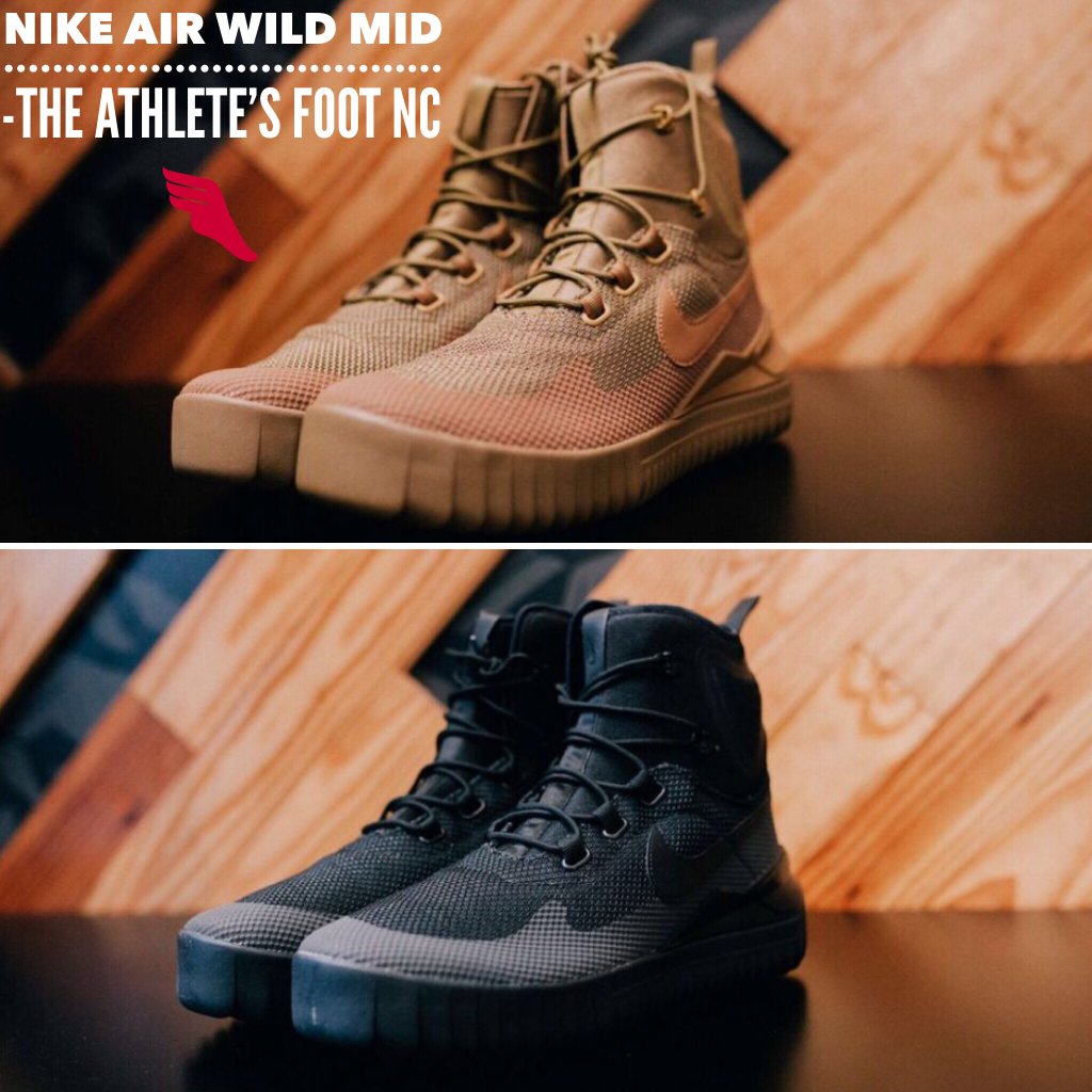 nike air wild mid on feet