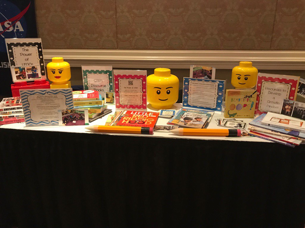 prettysqueaky's tweet photo. That's one pretty STEM table! #bwfstem2017 #bwfcasmt https://t.co/cvge2DmIdS