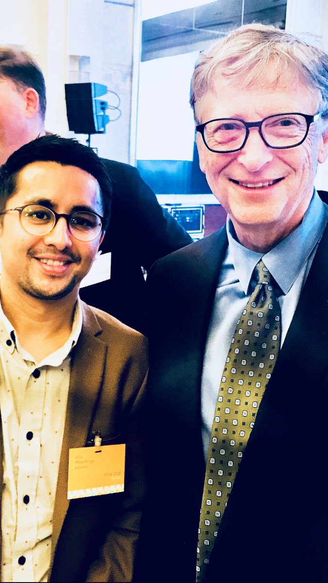 MeHereShah's tweet photo. Absolute pleasure to showcase @UELifeSciences work with @iBreastExam and an insightful chat with @BillGates and @kiranshaw at IPI! https://t.co/9WoJFJKv9u