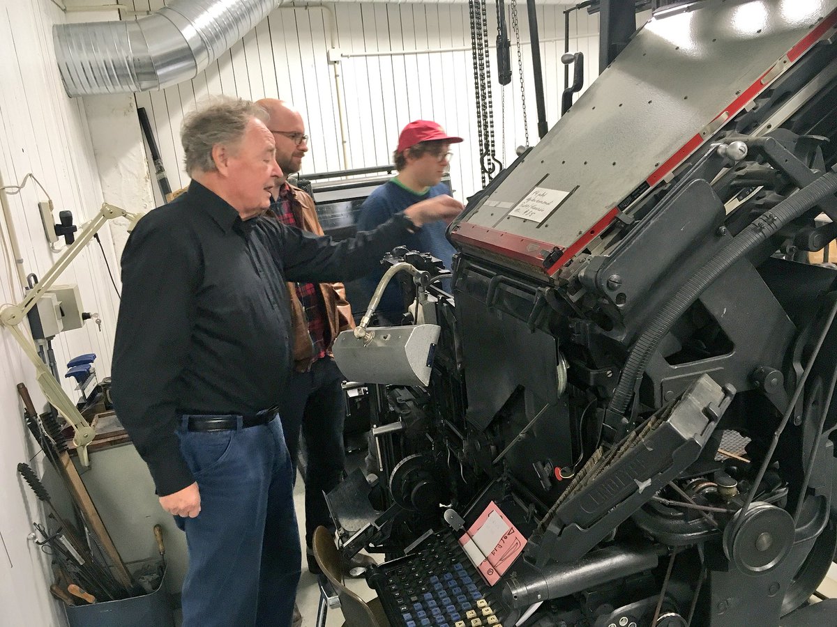 Tusen takk for besøket, @monokromfonts og @ellmerstefan! Det var storartet å ha dere her. God tur hjem 🚂