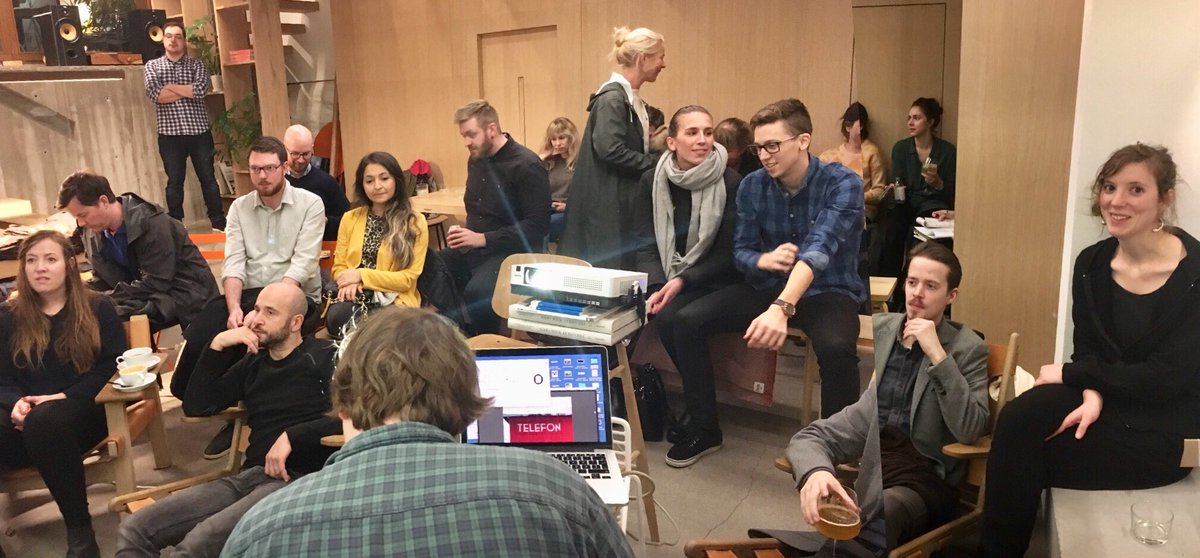 Fra torsdagens høstfest-prsentasjoner med @monokromfonts og @ellmerstefan på #KOKKO kaffebar. #Grafill #skrift #pyte #Monokrom #Ellmer #Karelia #permutation