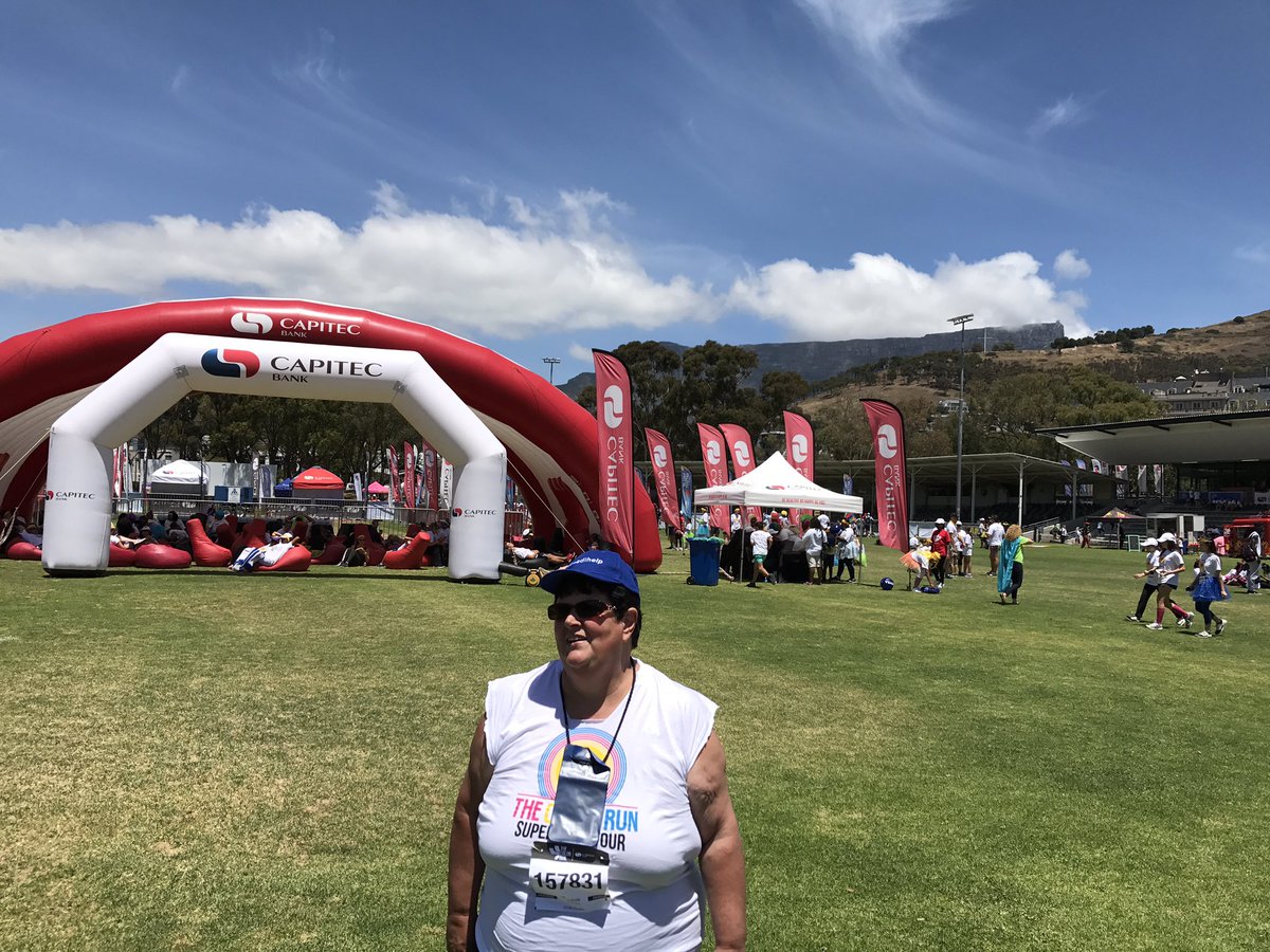 TruterElmarie's tweet photo. Thank You Capitec Bank !@CapitecBankSA @TheColorRunSA #CapeTown #ColorRunSA #Superherotour #SA #Fun #Fit https://t.co/Q5YjRcH6JV