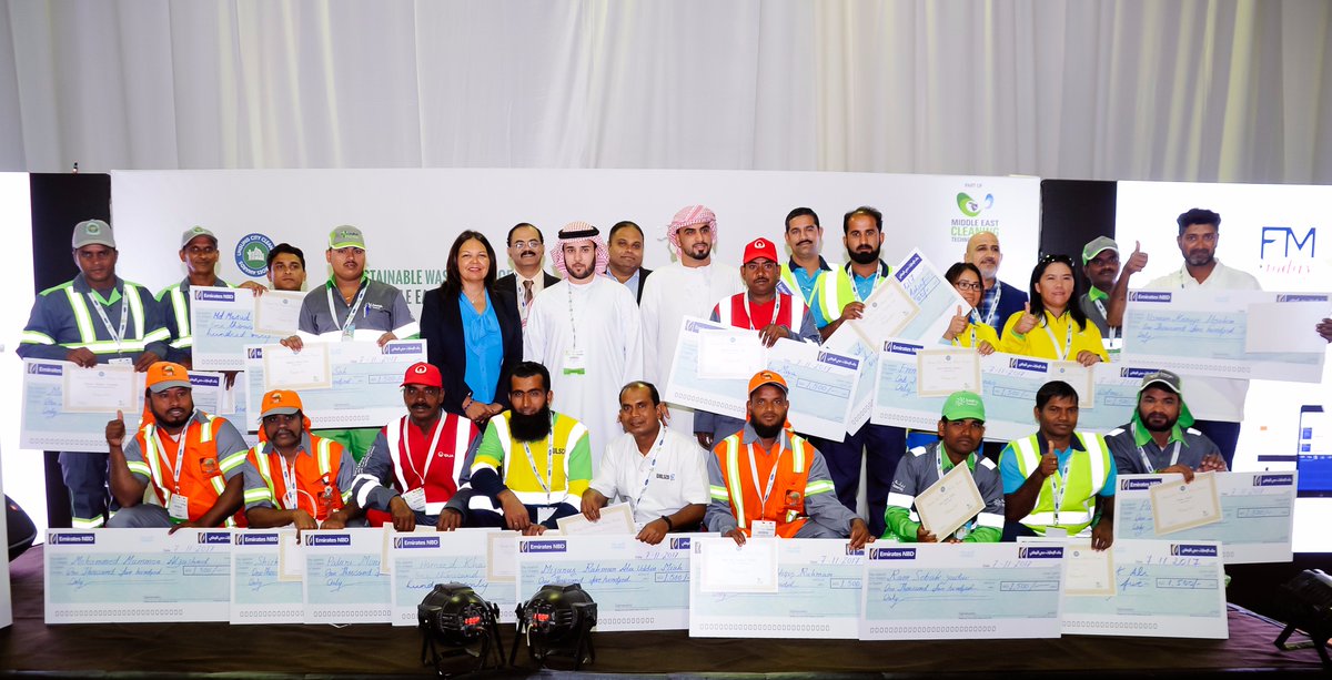 DulscoGroup's tweet photo. The “Unsung Heroes” initiative by #MECTW recognizes the silent contribution of street cleaners, who work behind the scenes to make #Dubai a cleaner, healthier city
Dulsco is honored to be a lead sponsor for this initiative and wishes these heroes all the best for the future. https://t.co/odnnAJQnnM