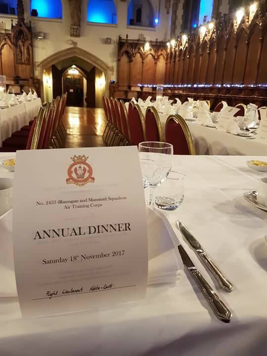 <a href="/2433AirCadets/">2433 Squadron</a> Great food, great company, great 'silent' dancing!  Great annual dinner #withspirit <a href="/ComdtAC/">Commandant RAF Air Cadets</a> <a href="/RegComdtLASER/">RC LASER</a> <a href="/aircadetslaser/">Air Cadets LaSER</a> <a href="/Kentaircadets/">Kent Wing Air Cadets</a> <a href="/JohnNicholRAF/">John Nichol ✈</a> <a href="/carolvorders/">Carol Vorderman</a> <a href="/LondonFire1666/">Worshipful Company of Firefighters</a>