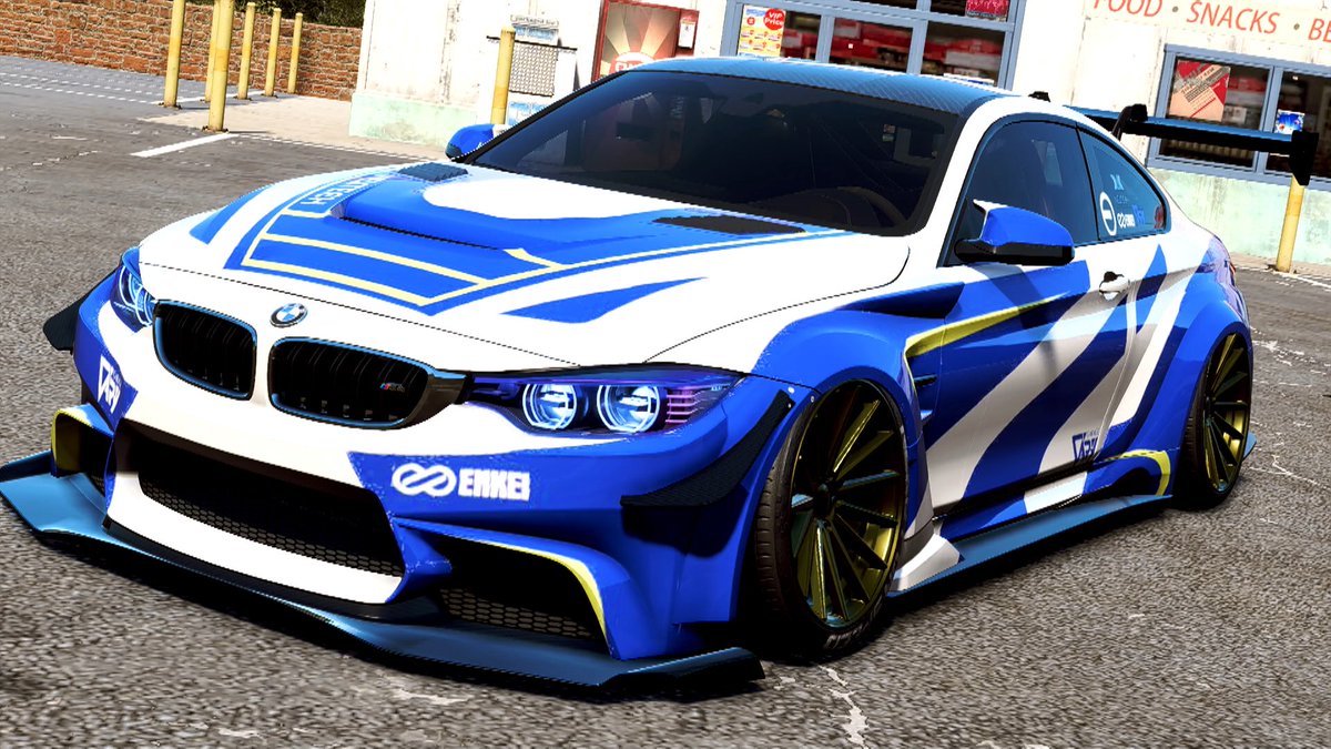 微調整しまくってようやくBMW M4 F82 (RAZOR)完成しました(*'▽')