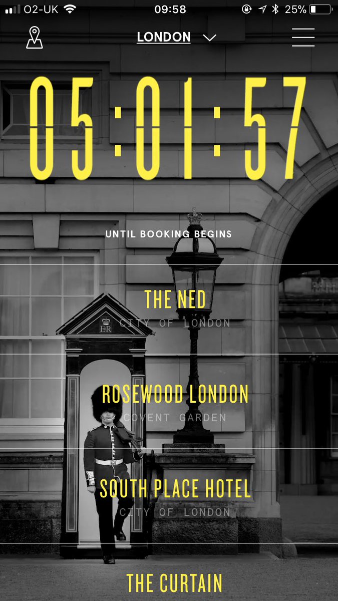 GeorgiaRobson8's tweet image. For last minute deals on the best London hotels get @OneNightApp! Booking available from 2pm on the day.