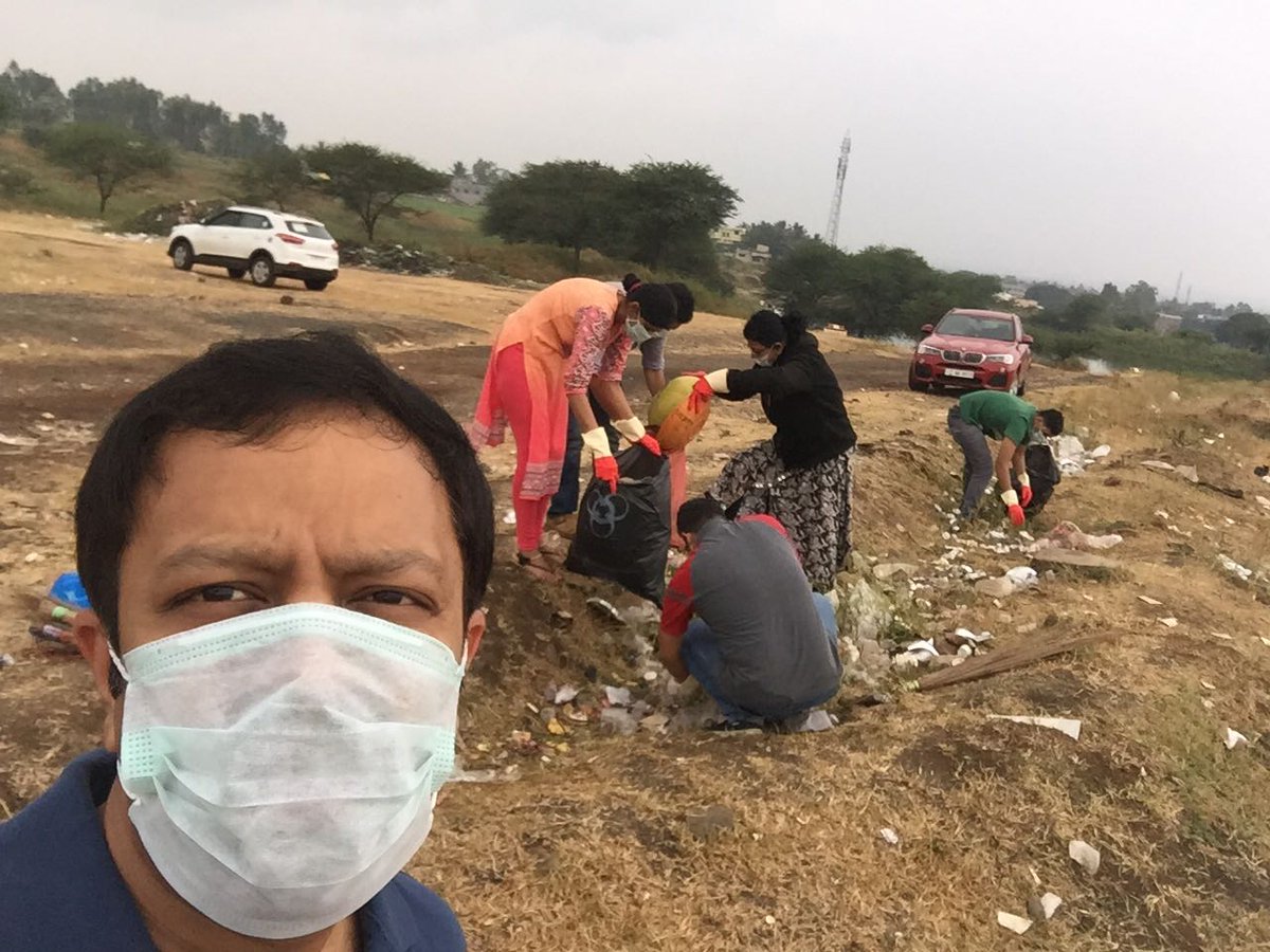 TVirupaksha's tweet image. #kpmea ,swach Bharat by IMA cadres after strike ends , doctors set an example