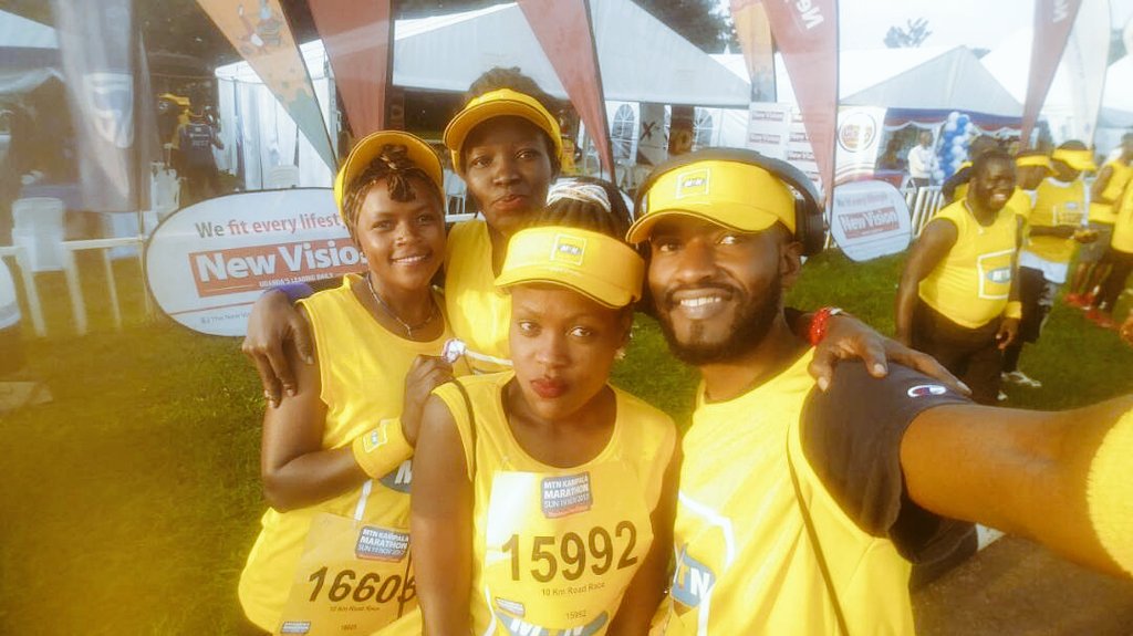 BecomingbyYosef's tweet photo. #RealChamps run 4 a good CAUSE #RepresentYourCause, Me: #Team10Kms at #MTNMarathon were worth every drop of sweat 4 #MaternalHealth
Cc: @mtnug thanxs to @VisionGrp https://t.co/LojFN8GrFi