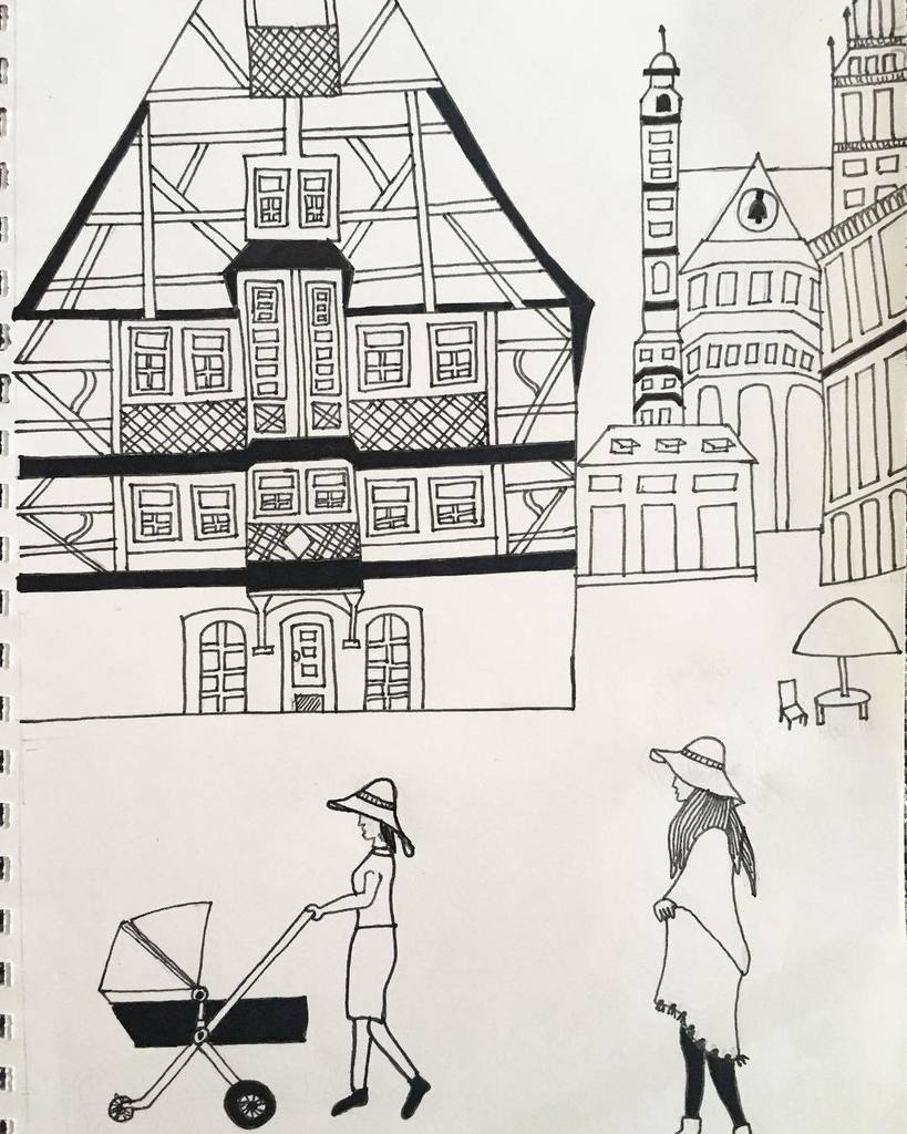 PreetiParikh's tweet photo. Down the memory lane, on the streets of Am Kronberger Hof #mainz #mainzermarkt #germany #germany2016 #throwbacksunday #doodle #doodleart #adrawingaday #onedrawingaday #drawingart #penart #sketch #sketching #sketchbook #arttherapy #doodlelove  #sketchwith… https://t.co/VzMyK5vpmL https://t.co/ido6ZrPamF
