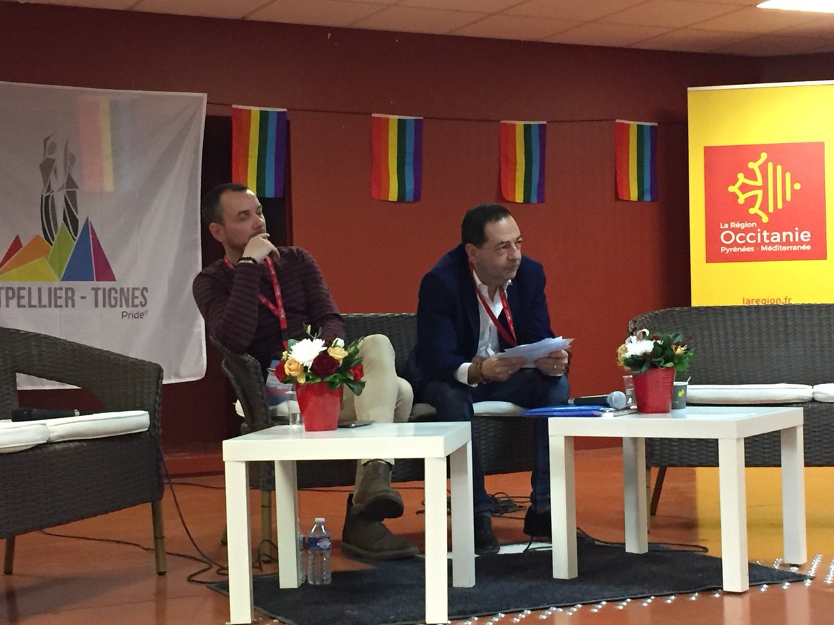 MDelafosse's tweet photo. Aux côtés de @VincentAutin , @JeanLucRomero et @HMandroux au colloque « les #trans parlons en » à #Montpellier, inlassablement lutter contre les discriminations, agir pour l’égalité. https://t.co/MOKC8LEbdC