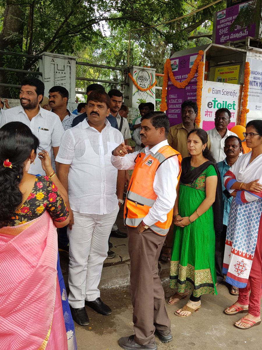 #WorldToiletDay #UnitedNations <a href="/GHMCOnline/">GHMC</a> <a href="/CommissionrGHMC/">Commissioner GHMC</a> Inauguration of SHE TOILET on the Occasion of WORLD TOILET DAY at Uppal ring road by HW Mayor Bonthu Ram Mohan garu with DC Uppal and Corporators of Uppal circle. Thank all our Sanitation staff for their efforts 🙏