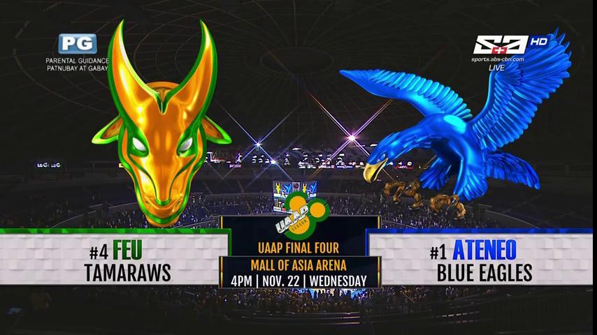 abscbnsports's tweet photo. It's not over! Catch the do-or-die game between Ateneo and FEU on WEDNESDAY, NOV. 22! #UAAPSeason80 https://t.co/JdEM8u8EfK