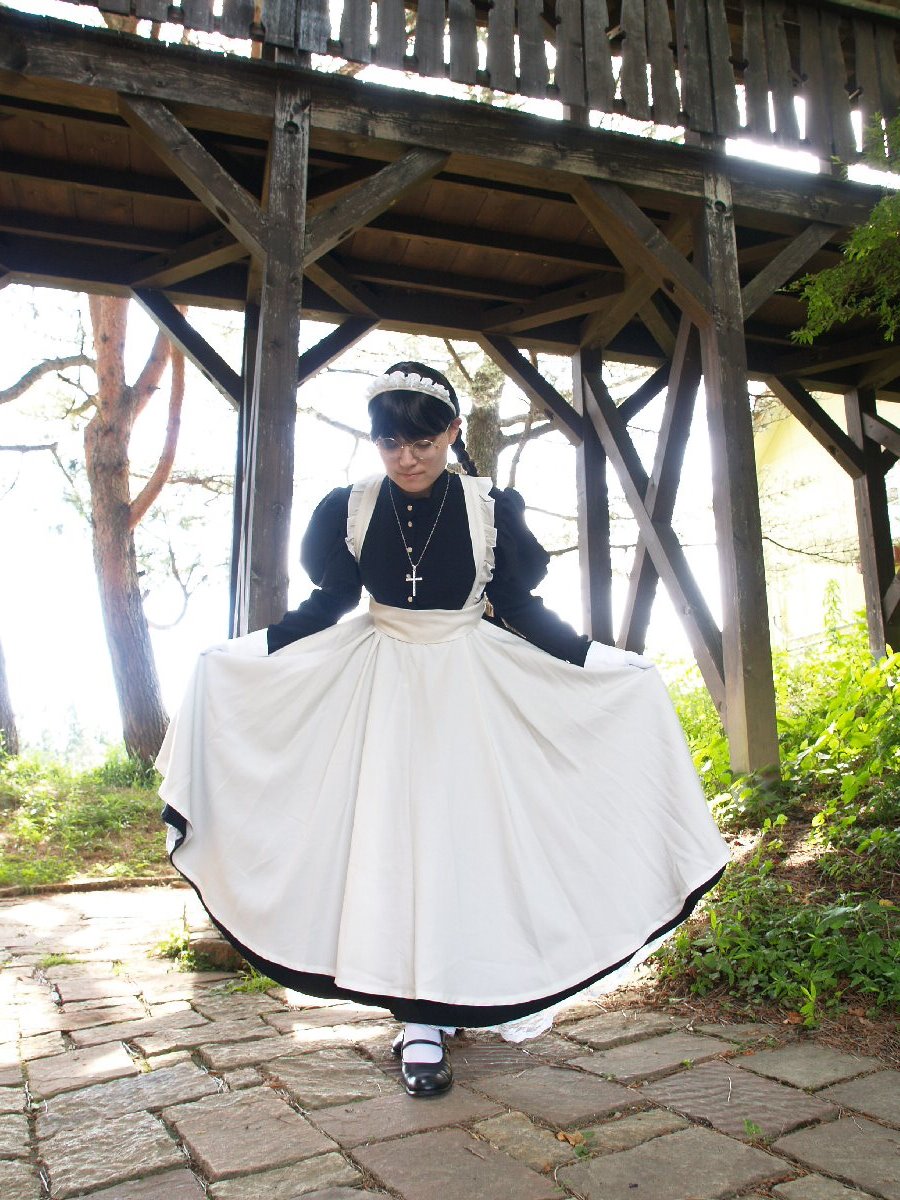浮浪雲 造形 ロケ撮影っ サヨナラ ドイツ村 そう言えばドイツ村に行った時に可愛いメイドさんが居ま してお写真を何枚か撮らせて頂きました ドイツのメイド服って可愛いですよねっ ブララグ ブラックラグーン ロベルタ ロザリタ