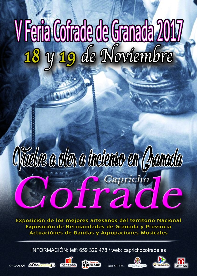 En pocas horas estaremos la <a href="/bandasolcom/">Banda del SôL</a> en la 5° feria de  <a href="/CaprichoCofrade/">Capricho Cofrade</a> en Granada repartiendo sones de sol. 
Que se haga la musica y,.... cascos arriba!!!