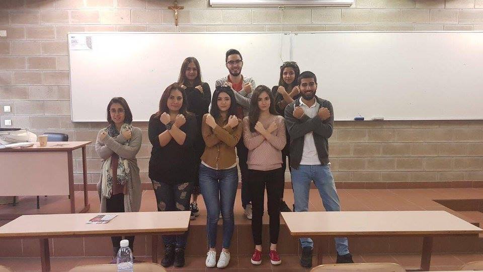 BoxOutExtremism's tweet photo. Challenging Extremism at Notre Dame University @NDU_Louaize 
#BoxOut #P2PChallenge #ChallengeExtremism https://t.co/eZYQHwQdug