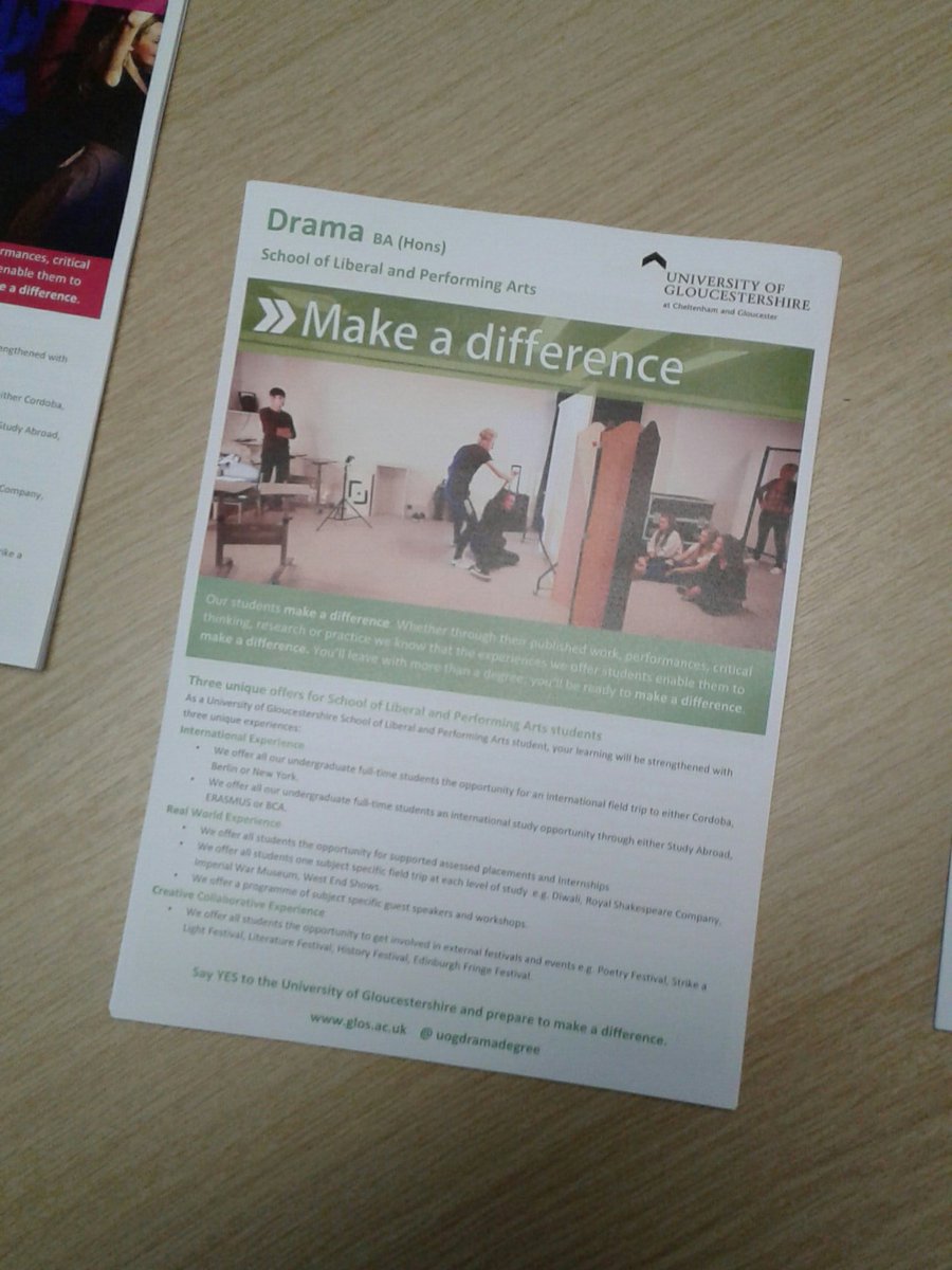 We are all set up and ready to answer your questions. Come and see us in the performing arts block