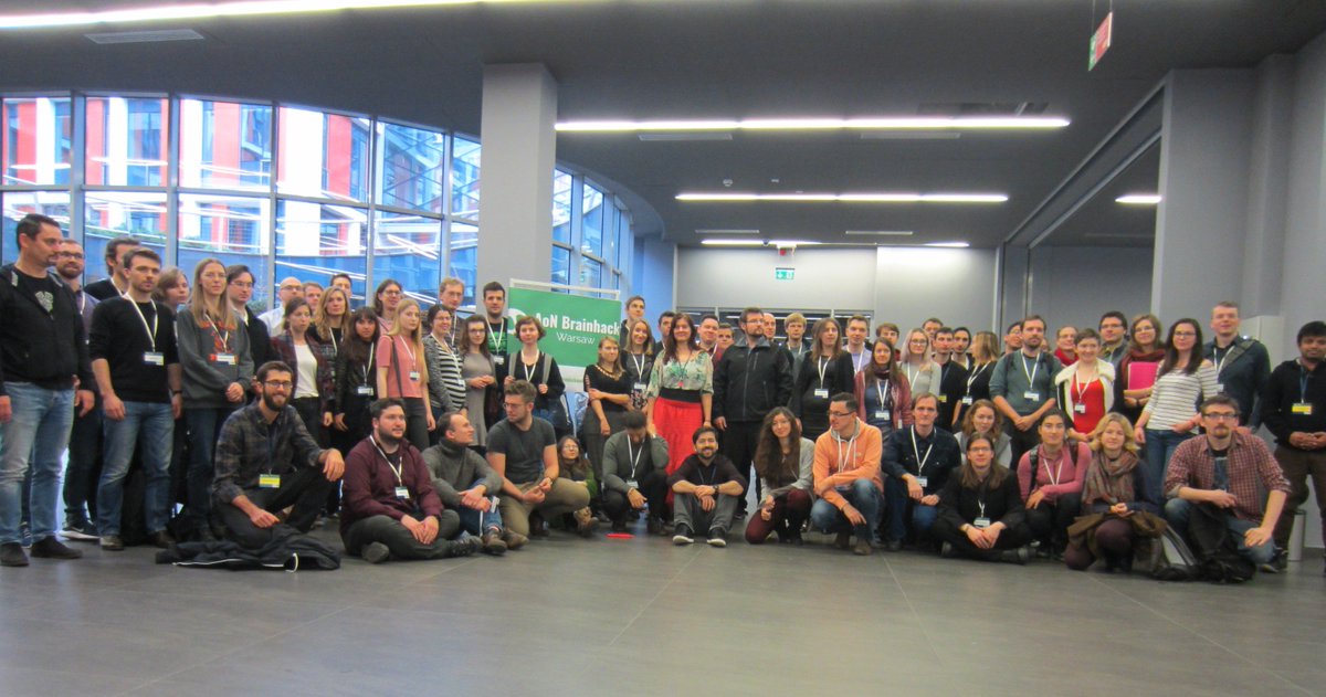 natbielczyk's tweet photo. #AoN #Brainhack #Warsaw 🙂🙂🙂 🙏 https://t.co/rNAtN3grLS