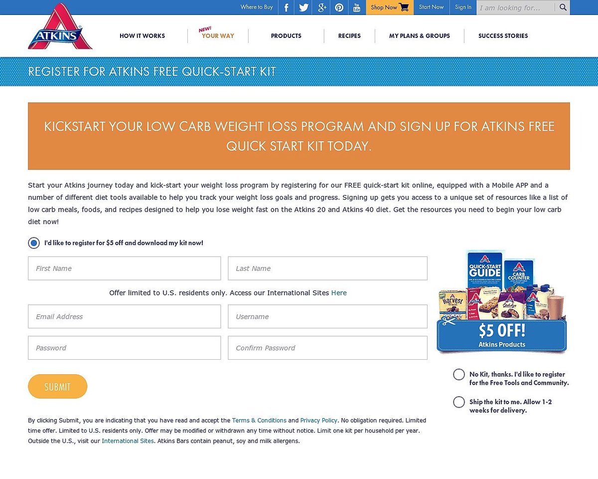 OffersClassy's tweet image. ➡️Start your Atkins journey today and kick-start your weight loss🏋️⛹️ program by registering for our FREE quick-start kit online,with a Mobile APP and a no.of different diet tools available to help you track ur weight loss goals and progress
Go➡️bit.ly/2hMmg3h