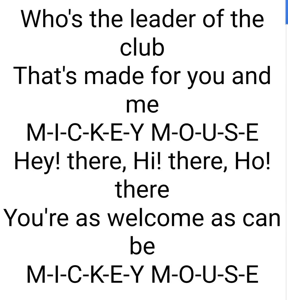 Mickey Mouse Club Theme Song Lyric Video